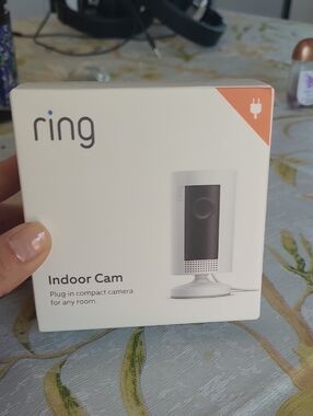 Ring Indoor Cam — White and Black Plug-In Home Camera